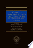 General International Law in International Investment Law: A Commentary	