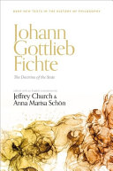  Johann Gottlieb Fichte: The Doctrine of the State