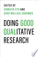  Doing Good Qualitative Research