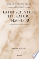  Latin Scientific Literature, 1450-1850