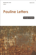  Pauline Letters: Texts @ Contexts