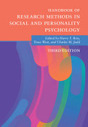  Handbook of Research Methods in Social and Personality Psychology (Cambridge Handbooks in Psychology)