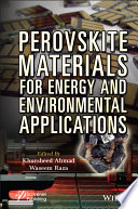 Perovskite Materials for Energy and Environmental Applications