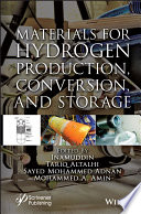Materials for Hydrogen Production, Conversion, and Storage