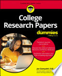  College Research Papers For Dummies