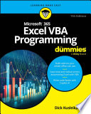  Microsoft 365 Excel VBA Programming For Dummies