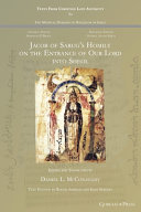  Jacob of Sarug's Homily on Christ's Entrance to Sheol