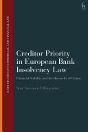  Creditor Priority in European Bank Insolvency Law