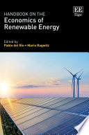  Handbook on the Economics of Renewable Energy