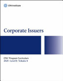  2025 CFA© Program Curriculum Level II Volume 4 - CORPORATE ISSUER