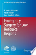 Emergency Surgery for Low Resource Regions