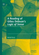 A Reading of Gilles Deleuze’s Logic of Sense 