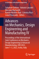 Advances on Mechanics, Design Engineering and Manufacturing IV