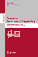 Computer Performance Engineering. 18th
