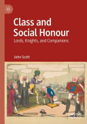  Class and Social Honour: Lords, Knights, and Companions