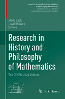 Research in History and Philosophy of Mathematics: The CSHPM 2022 Volume	