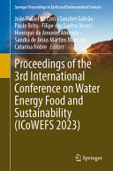  Proceedings of the 3rd International Conference on Water Energy Food and Sustainability
