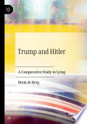 Trump and Hitler: A Comparative Study in Lying	
