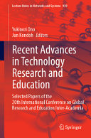  Recent Advances in Technology Research and Education