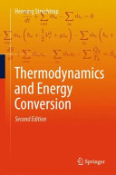  Thermodynamics and Energy Conversion