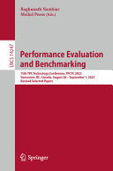  Performance Evaluation and Benchmarking