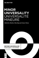  Minor Universality / Universalité mineure