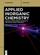  Applied Inorganic Chemistry