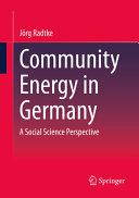  Community Energy in Germany: A Social Science Perspective