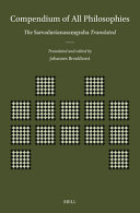  Compendium of All Philosophies: The Sarvadarśanasaṃgraha Translated
