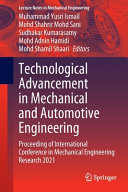Technological Advancement in Mechanical and Automotive Engineering