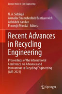 Recent Advances in Recycling Engineering 