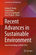 Recent Advances in Sustainable Environment 