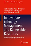  Innovations in Energy Management and Renewable Resources: Select Proceedings of IEMRE 2023