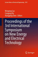  Proceedings of the 3rd International Symposium on New Energy and Electrical Technology
