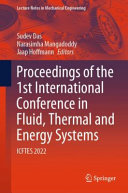  Proceedings of the 1st International Conference on Fluid, Thermal and Energy Systems: ICFTES 2022 (Lecture Notes in Mechanical Engineering)