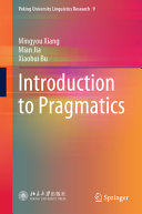  Introduction to Pragmatics