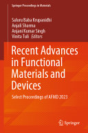  Recent Advances in Functional Materials and Devices